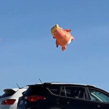'Bebek Trump' balonu İngiltgere'den sonra Amerika semalarında