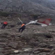 Denizli düşen eğitim uçağının enkazına 22 saat sonra ulaşıldı