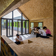 Sadece 7 günde tasarlanan modüler kütüphane: The Huaxia Star Library