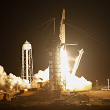 SpaceX'in NASA için geliştirdiği 'Crew Dragon' uzayda