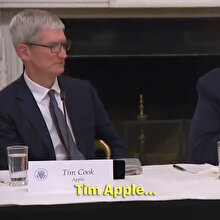 Trump yine karıştırdı: Apple CEO'suna 'Tim Apple' diye seslendi