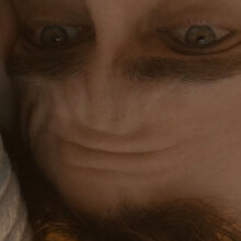 Joaquin Phoenix'in komik alnı kahkahalara neden oldu