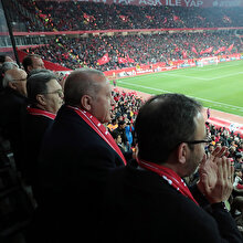 Cumhurbaşkanı Erdoğan'ın ayakta alkışladığı gol