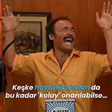 Keşke hayal kırıklıkları da bu çanta kadar kolay onarılabilse