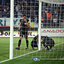 Beşiktaş maçında ağları delen gol