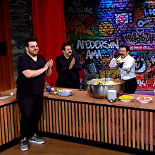 Baruthane Pilavcısı televizyonda midyeli-şırdanlı pilav yaptı