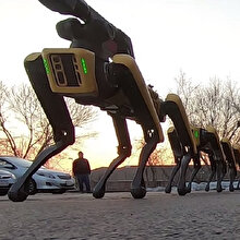 Boston Dynamics robotları bu kez de büyük bir kamyonu çekiyor