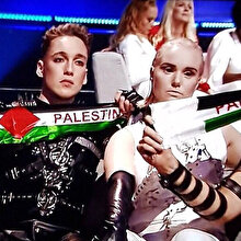 İsrail'deki Eurovision yarışmasına Filistin protestoları damga vurdu