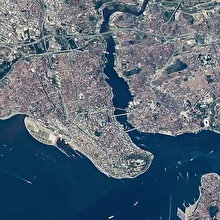Uluslararası Uzay İstasyonu'ndan İstanbul ve İstanbul Boğazı
