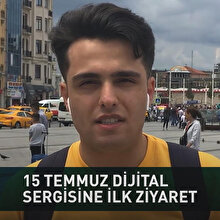 15 Temmuz dijital sergisine ilk ziyaret