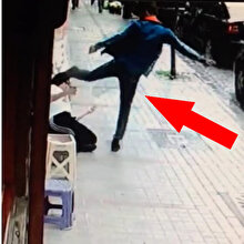 Genç kızı tekmeleyen zanlıya tutuklama