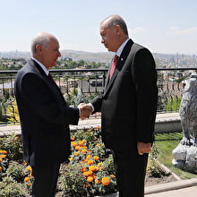 Cumhurbaşkanı Erdoğan'dan Bahçeli'ye evinde ziyaret
