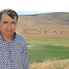 Her yıl tarlasına 'Ömer' yazan abinin duygusal açıklaması