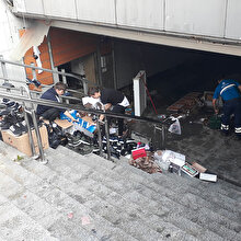 Eminönü'ndeki selin bilançosu gün ağarınca ortaya çıktı