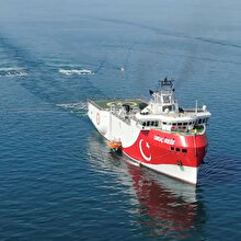 Oruç Reis gemisi Akdeniz'e ilerliyor