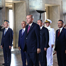 Büyük zaferin 97. yılı: Devlet erkanı Anıtkabir'i ziyaret etti