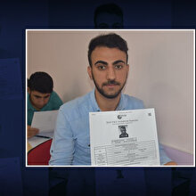 Doğuştan görme engelli Ramazan Şimşeker YKS'de ilk 3 bine girdi