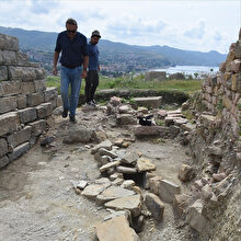 Tieion Antik Kenti'ndeki kazılarda 'demir ocağı' bulundu