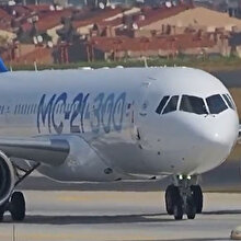 MC-21 uçağı TeknoFest için Atatürk Havalimanı'na indi