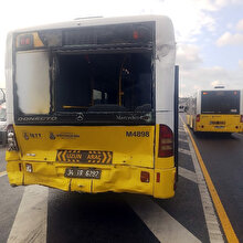 Halıcıoğlu'nda metrobüs kazası: Yaralılar var