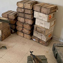 Tel Abyad'ta çok sayıda silah ve mühimmat ele geçirildi