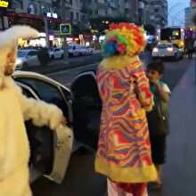 Cam silerken karşılaştıkları çocuğa unutulmaz anlar yaşattılar