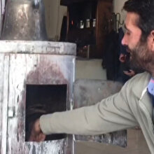 Soğuk hava etkisini gösterdi, Karlıova'da sobalar kuruldu