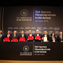 Gençlik ve Spor Bakanlığı 28 vakıf üniversitesi ile iş birliği anlaşması imzaladı