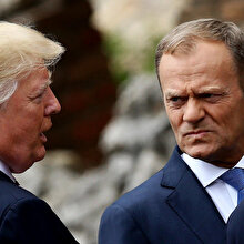 Eski AB Konseyi Başkanı Tusk, Trump'a silah doğrulttu