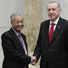 Cumhurbaşkanı Erdoğan Malezya Başbakanı Mahathir'i kabul etti