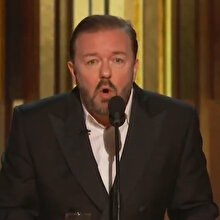 Ricky Gervais’in açılış konuşması Altın Küre’ye damga vurdu