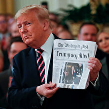 'Aklanan' Trump'tan ilk açıklama: Bu şeytani bir süreçti