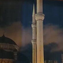 Kayseri'de cami minareleri beşik gibi sallandı