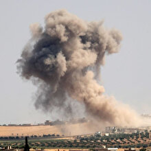 Rus uçakları Halep'te sivilleri vurdu: 2 ölü, 10 yaralı
