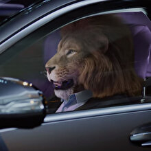 Mercedes'in 'aslan metaforlu' reklam filmi