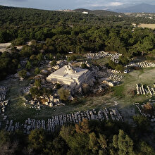 Patara'daki kazılarda deniz feneri gün yüzüne çıkarıldı