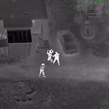 Helikoptere lazer tutan kişi tutuklandı