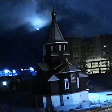 Rusya'da meteor düşme anı kamerada