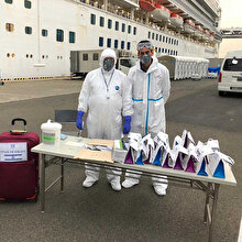 Diamond Princess'ten tahliye edilen yolcu, ülkesinin ilk korona vakası oldu