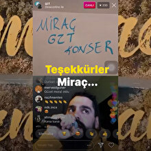 GZT'nin evde kalan takipçilerine Miraç'tan konser sürprizi