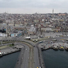 İstanbul'un meydanları havadan görüntülendi