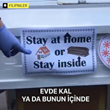 Filipinler'de caydırıcı bir koronavirüs uyarısı