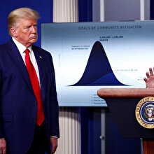 Trump'ın yanında açıkladılar: ABD'de virüsten 100 ila 200 bin kişinin öleceğini tahmin ediyoruz