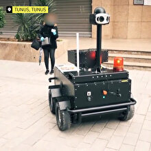 Tunus'ta sokağa çıkma yasağı kontrolü robotlara emanet