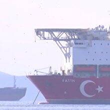 Dev sondaj gemimiz 'Fatih' İstanbul'da