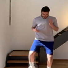 Ozan Kabak'tan 45 saniyede 83 çılgın yan adım