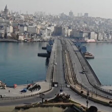 Sokağa çıkma yasağı sabahında boş kalan İstanbul'dan manzaralar