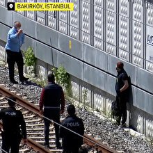 Bakırköy Marmaray'da hareketli dakikalar