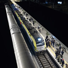 Marmaray'dan ilk yurt içi yük treni geçti