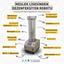 Meslek lisesinden 'dezenfeksiyon robotu'